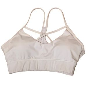 NVGTN Women’s White Caged Front Sportsbra